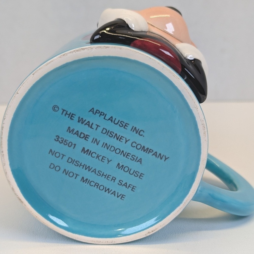 Mickey Mouse 3D Blue Ceramic Mug - Picture 4 of 5